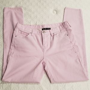 Armani Exchange Pink Straight Pants